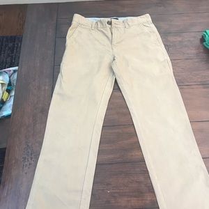 Boys Tommy Hilfiger tan dress pants